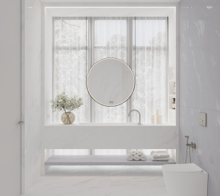 Керамогранит Laparet Solo Bianco белый мат. глянц. чернила рект. (60х119,5) арт. LP6012G0551R Матовая (sugar эффект)